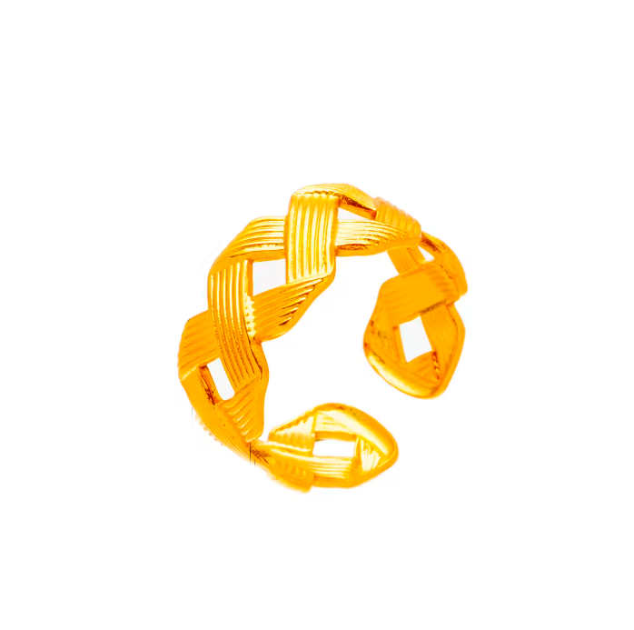 Anillo cadena gruesa gold