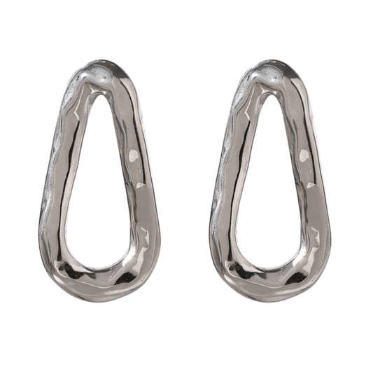 Aretes ovalo silver