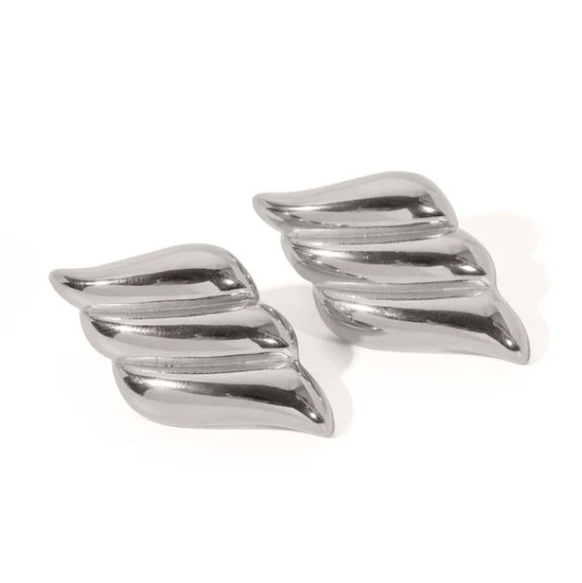 Aretes espiral silver