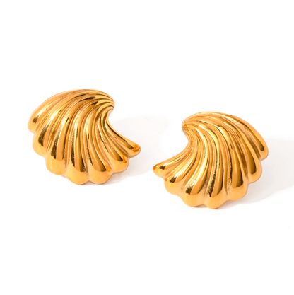 Aretes angel chunky gold