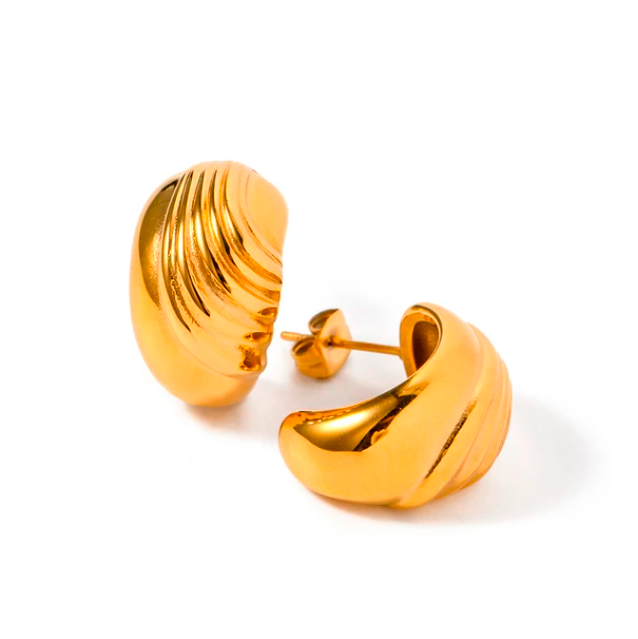 Aretes gold lines 18kt