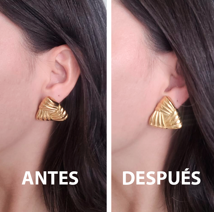 Mariposas corazón gold