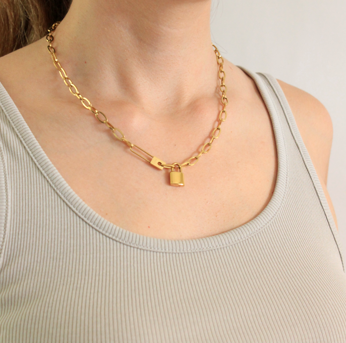 Collar candado love