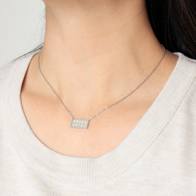 Collar 11:11 silver