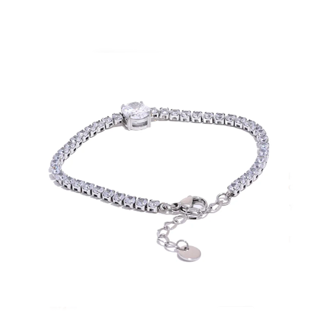 Pulsera zirconias cristal