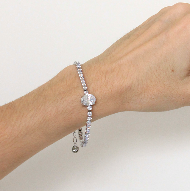 Pulsera zirconias cristal