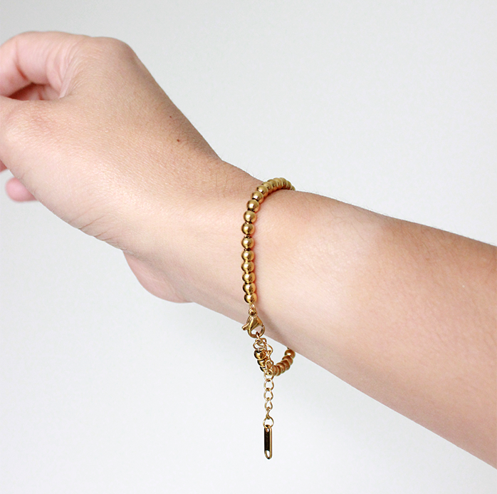 Pulsera chic gold delgada