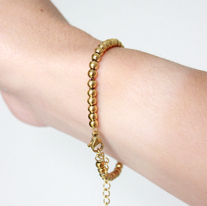 Pulsera chic gold delgada