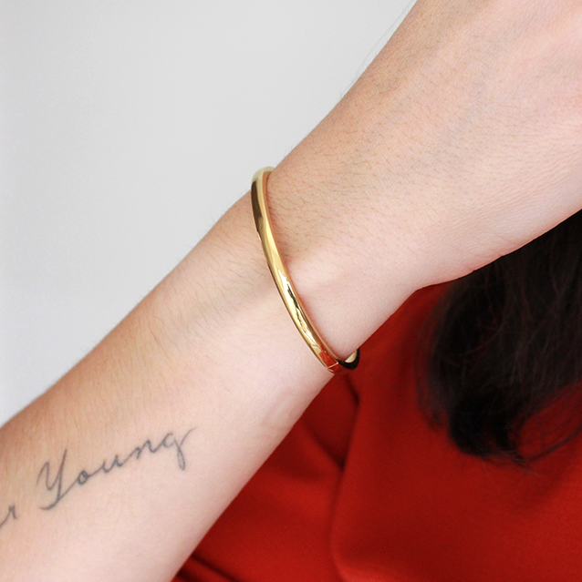 Pulsera brazalete gold